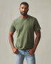Men's Premium Slub Crew Tee - Fern